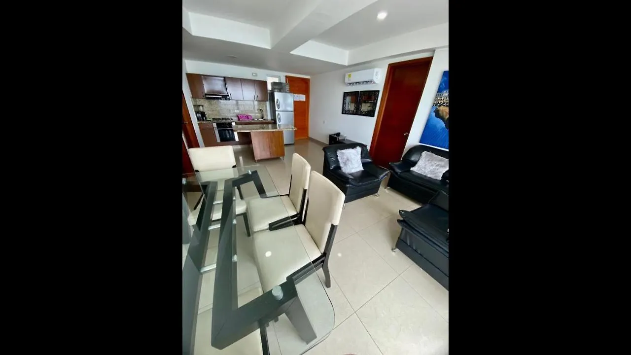 2 Bedroom Beachfront Apartment 2P1-Al2 With Pool And Wifi Cartagena