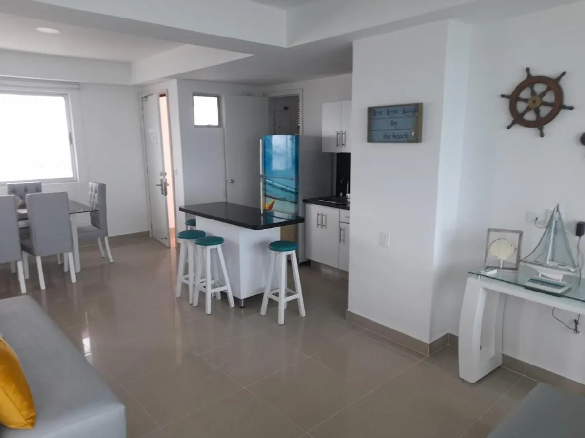 2 Bedroom Beachfront Apartment 2P1-Al2 With Pool And Wifi Cartagena 0*,  Colombia